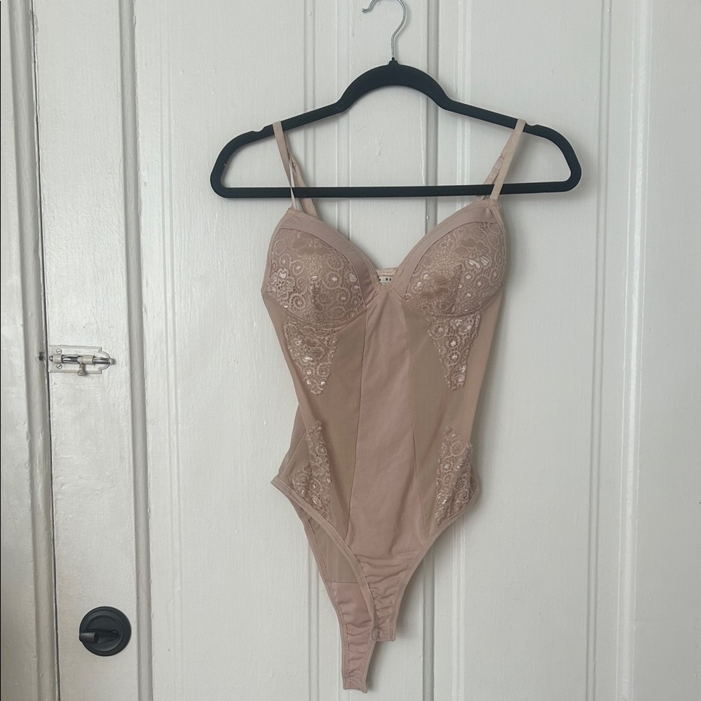 Haute Monde Nude Lace Bodysuit Shapewear (Pick 3 for $18)